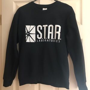 STAR Labs Black Crewneck Womens Small